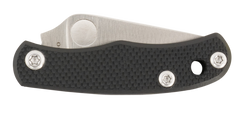 Spyderco Bug 1.27" Satin 12C27 Sandvik Plain Edge Black G10 Slipjoint Folding Knife — view 2
