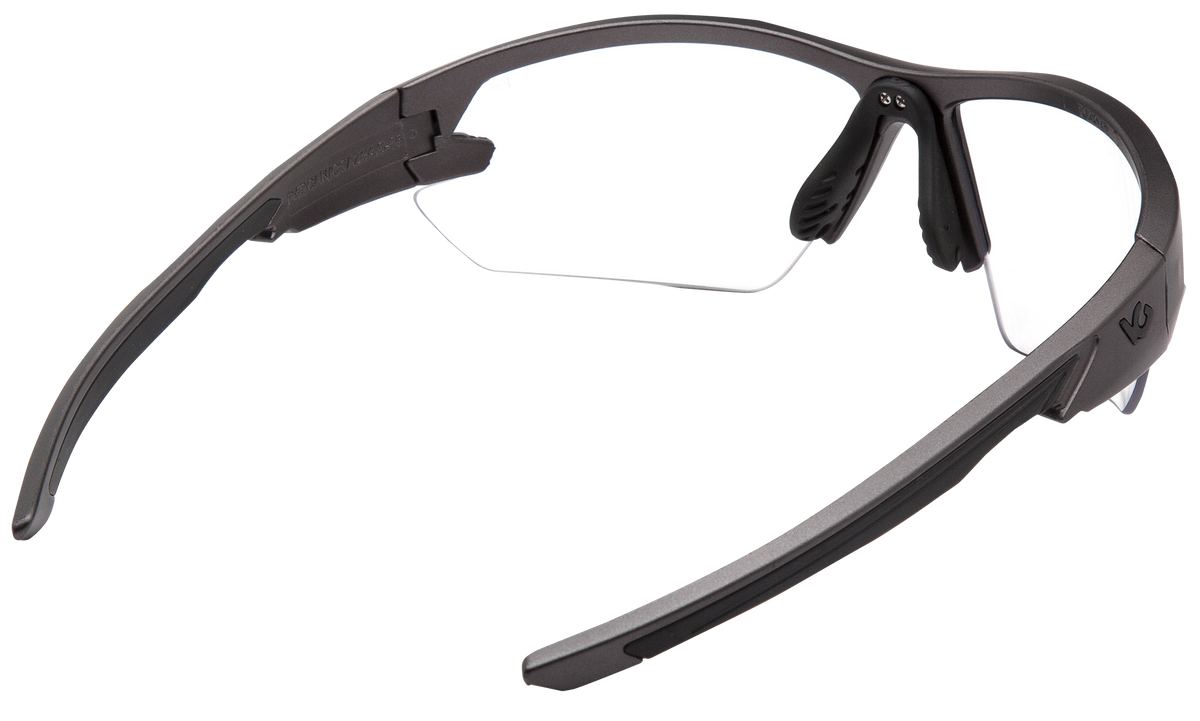Pyramex Semtex 2.0 Safety Glasses Clear Anti-Fog Lens Gun Metal Frame — view 2