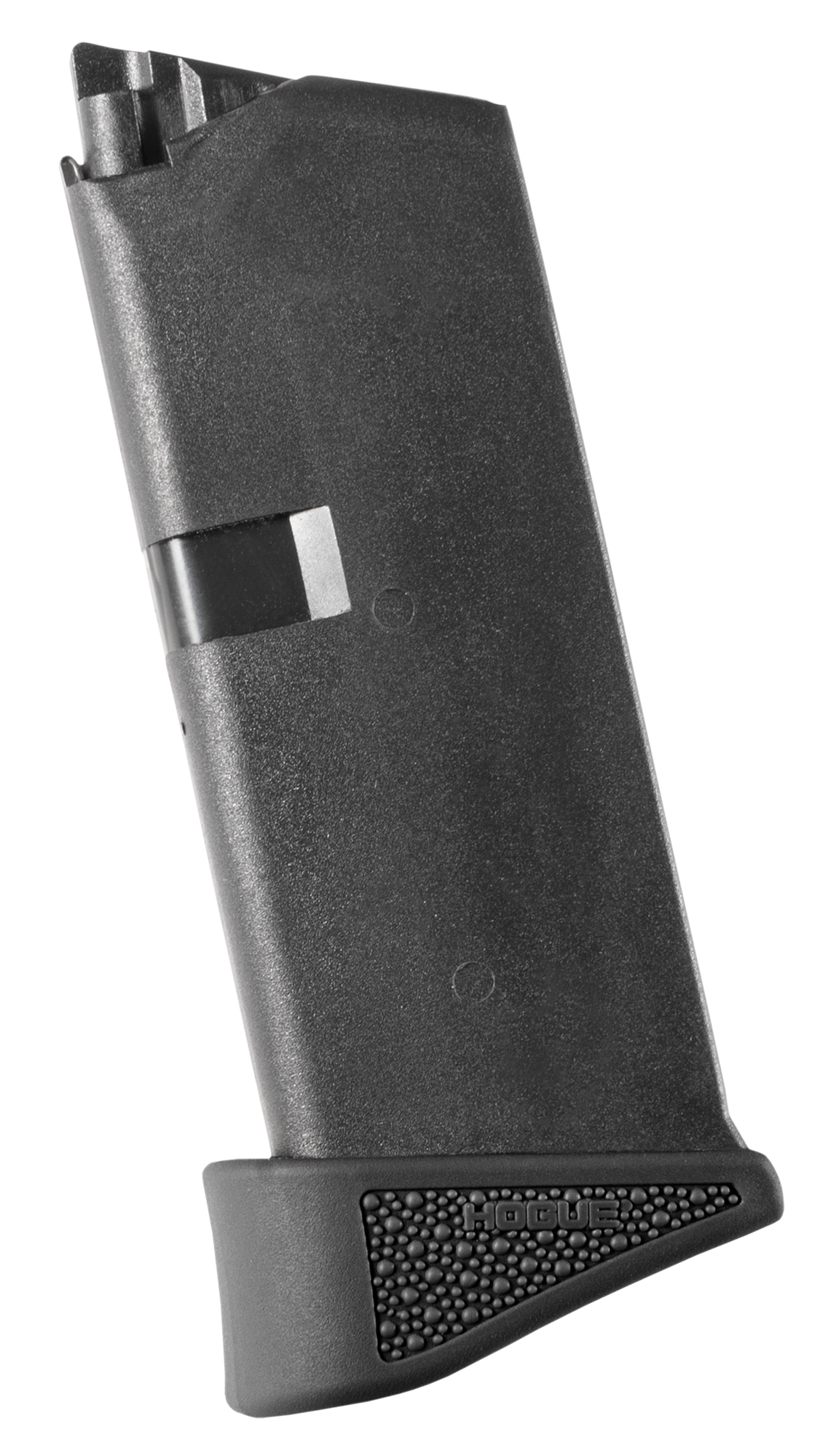 Hogue 18230 OverMolded Rubber Grip Extension Base Pad for Glock 43 9mm 6-Rd Magazine Black — view 2
