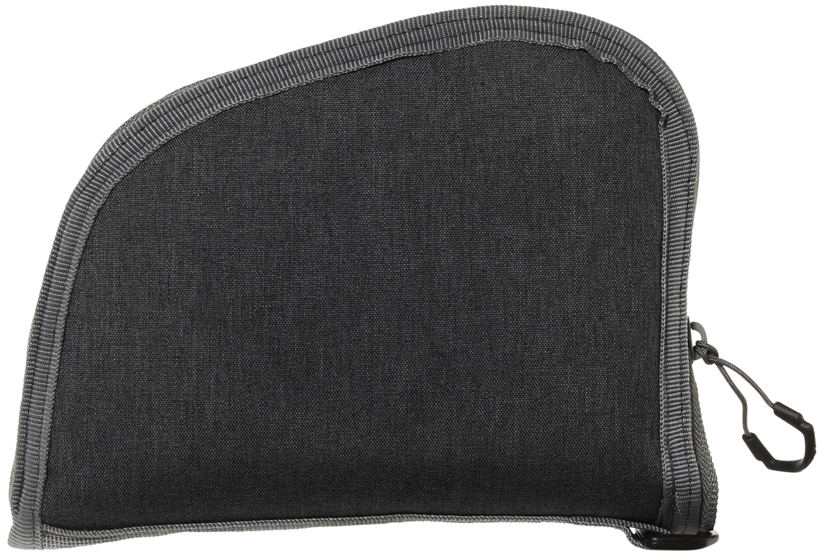 Girls With Guns 908 Foiled 8" Handgun Case Heather Gray/Gold Foil - Locking Zipper — view 2