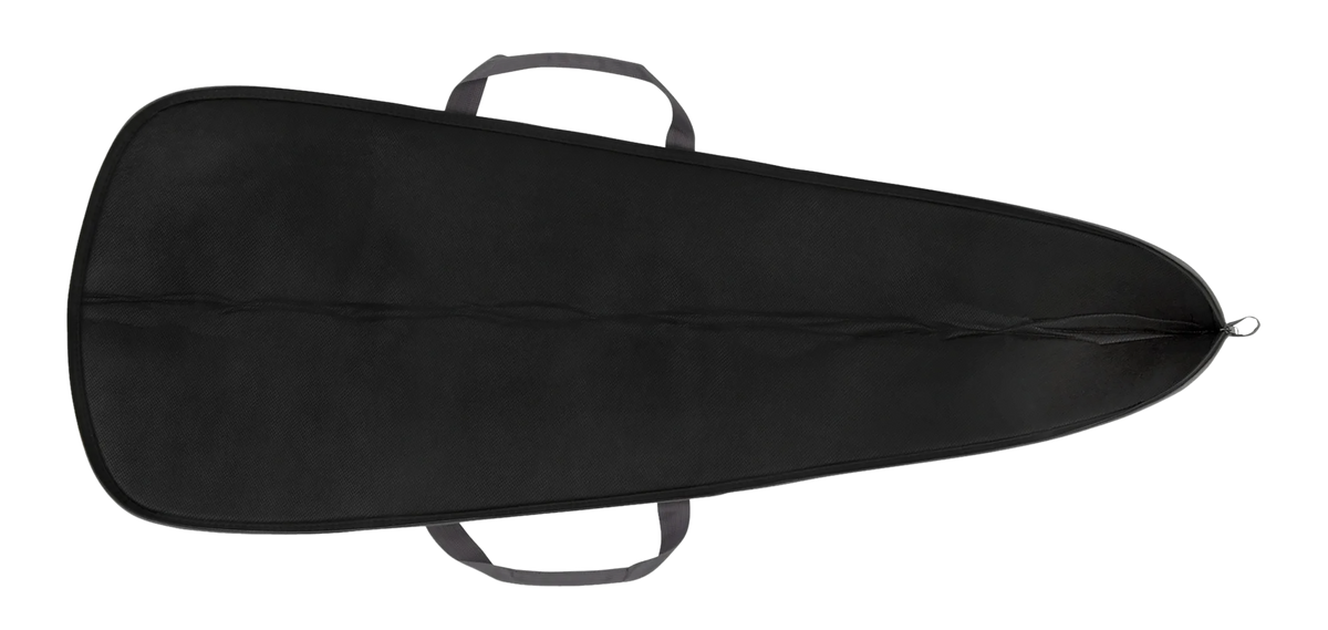 Crickett KSA035 Soft Padded Rifle Case 33" x 8" - Black w/ White Logo, Zipper Closure — view 2