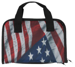 Allen 1122 Victory Taper Double Pistol Case Red/White/Blue — view 2
