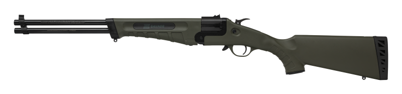 Savage Arms Model 42 Takedown 22 LR/410 Bore 20" 1-Rd Break-Action Over/Under - OD Green — view 2