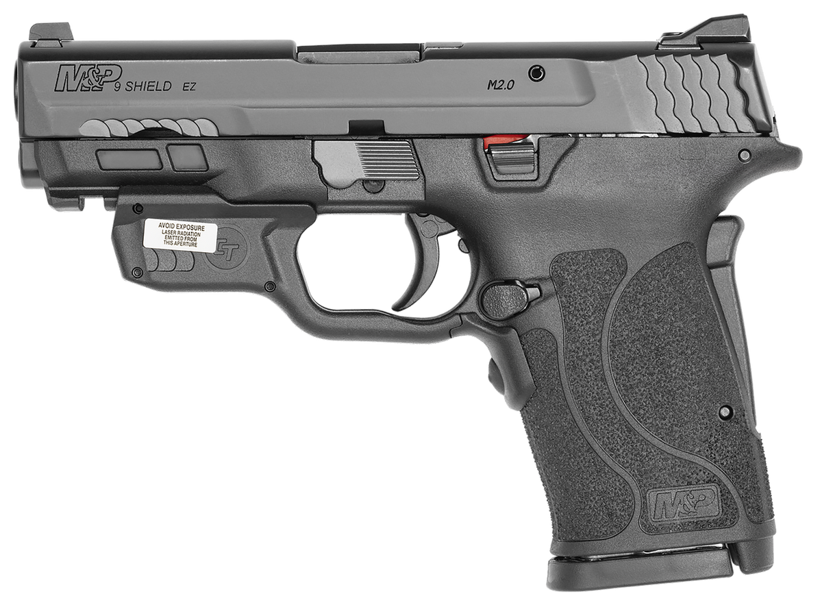 Smith & Wesson M&P9 Shield EZ M2.0 9mm Luger 3.67" 8+1 Semi-Auto Pistol w/ Crimson Trace Laser — view 2