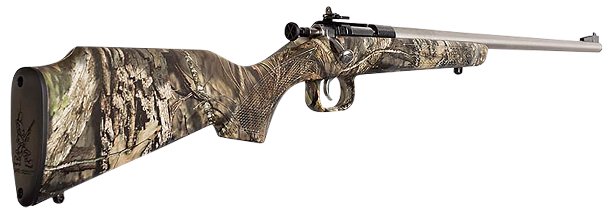 Crickett KSA2166 Youth 22 LR 16.12" 1-Rd Bolt Action Rifle - Mossy Oak Break-Up Stock — view 2