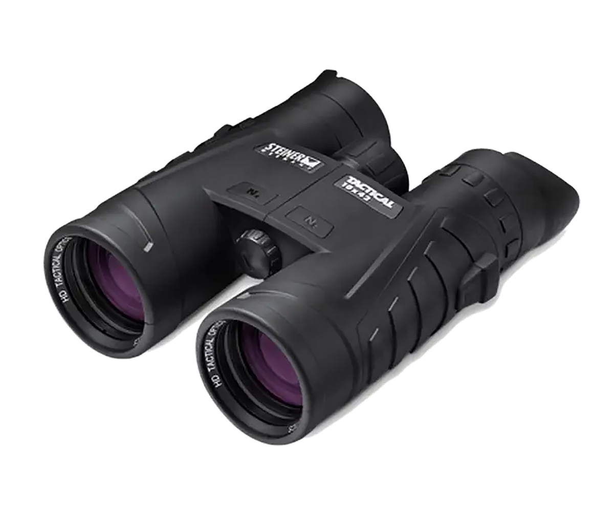 Steiner T1042 Tactical 10x42mm Roof Prism Binoculars - Black Makrolon Rubber Armor — view 2