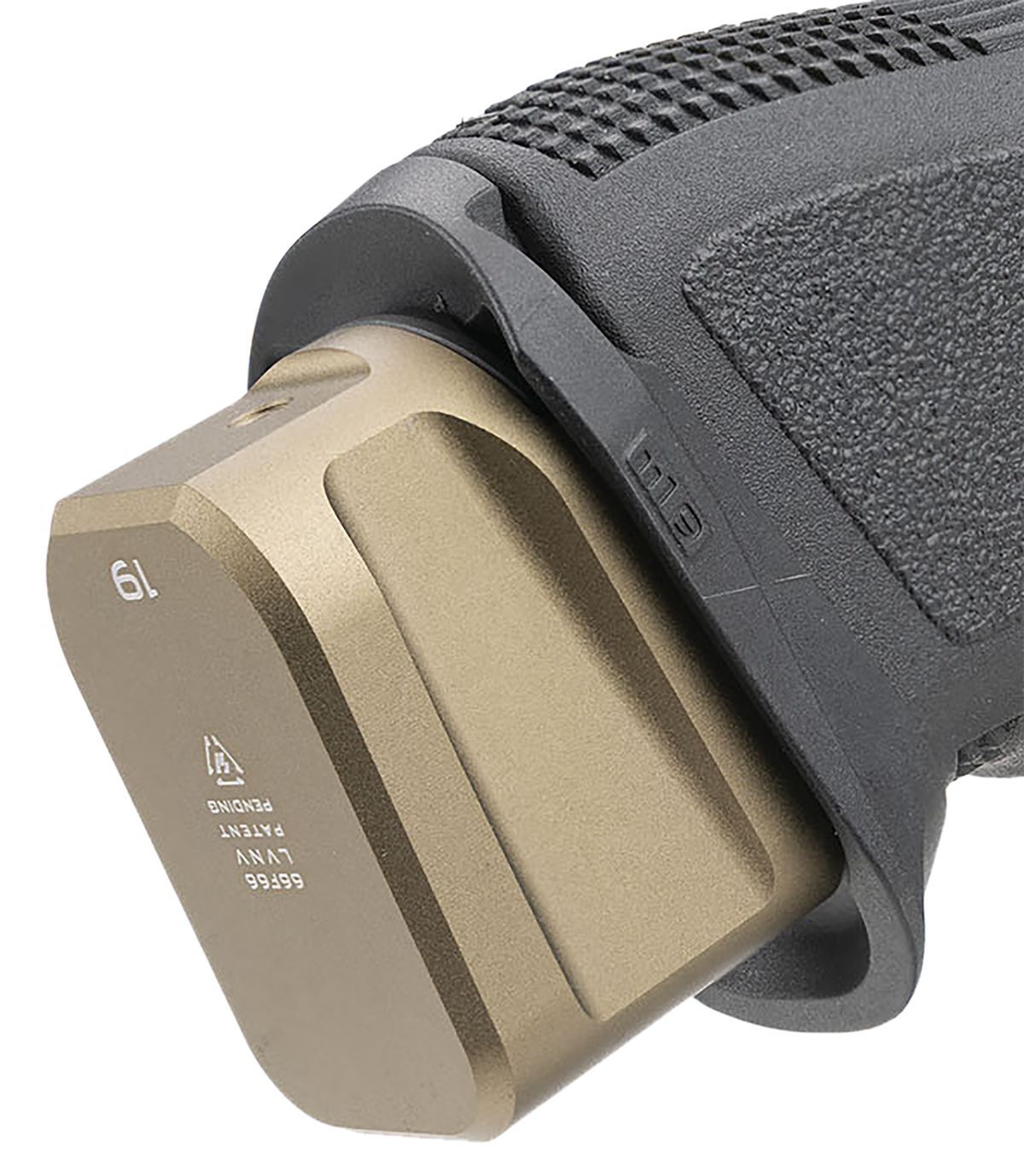 Strike Industries EMP Aluminum Extended Mag Plate Glock 19 9mm Luger +5 Rounds - Flat Dark Earth — view 2