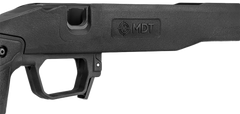 MDT Sporting Goods Field Stock Chassis Black 6061 Aluminum Core - Ruger American Short Action RH — view 2