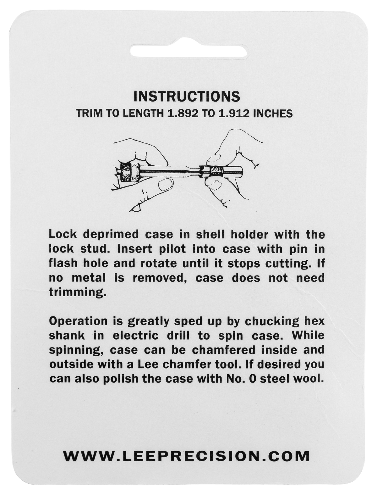 Lee Precision 90116 Case Length Gauge & Shell Holder 22-250 Rem — view 2