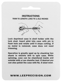 Lee Precision 90116 Case Length Gauge & Shell Holder 22-250 Rem — view 2