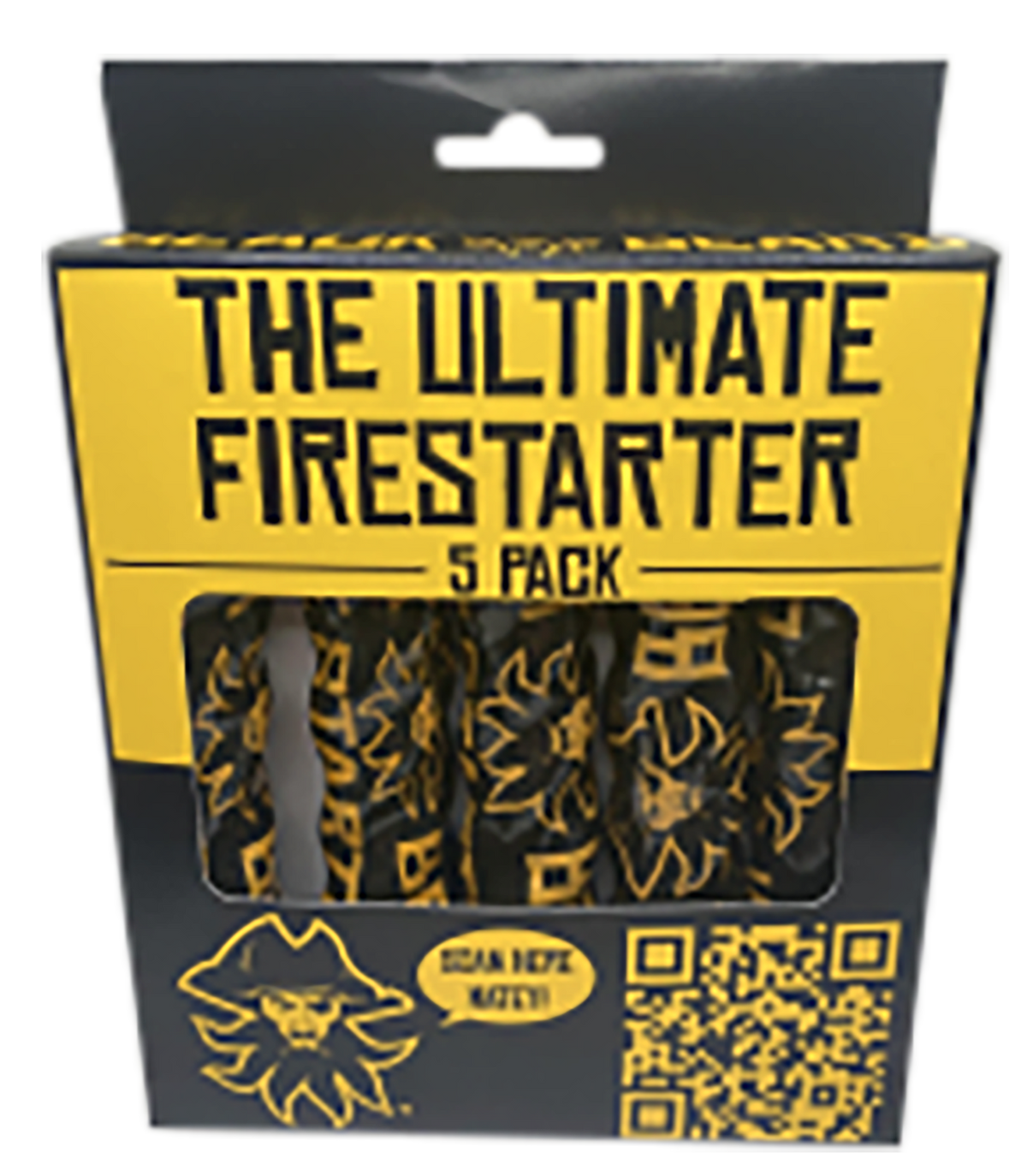 Black Beard Fire Starters Fire Rope 5-Pack Black — view 2