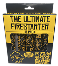 Black Beard Fire Starters Fire Rope 5-Pack Black — view 2