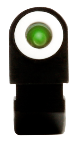 XS Sights Standard Dot Revolver Front Sight - Smith & Wesson J Frame / Ruger SP101 - Green Tritium White Outline — view 2