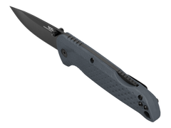 S.O.G Adventurer LB 3.5" Folding Clip Point Plain 5Cr15MoV Black TiNi - Gray GRN Handle — view 2