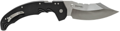 Cold Steel Mayhem 6" Folding Clip Point Modified Cleaver Plain Satin AUS-10A SS Blade Black G10 Handle — view 2