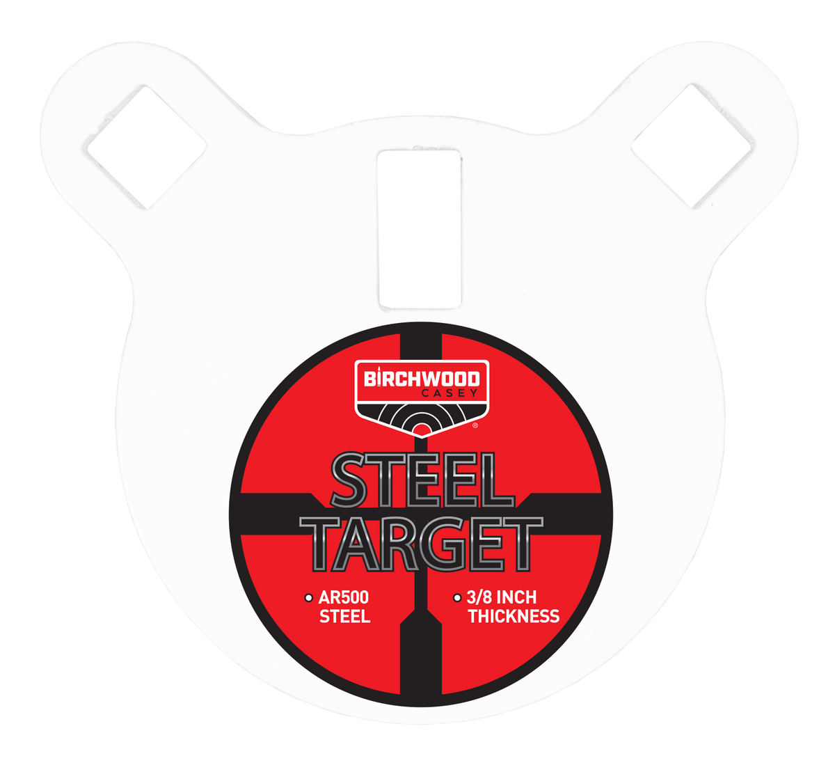 Birchwood Casey Centerfire Target 3/8" AR500 Steel 4" Round Gong — view 2