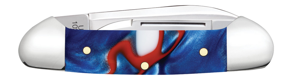 Case Baby Butterbean 11228 Patriotic Kirinite 2.75" Tru-Sharp SS Spear/Pen Pocket Knife — view 2
