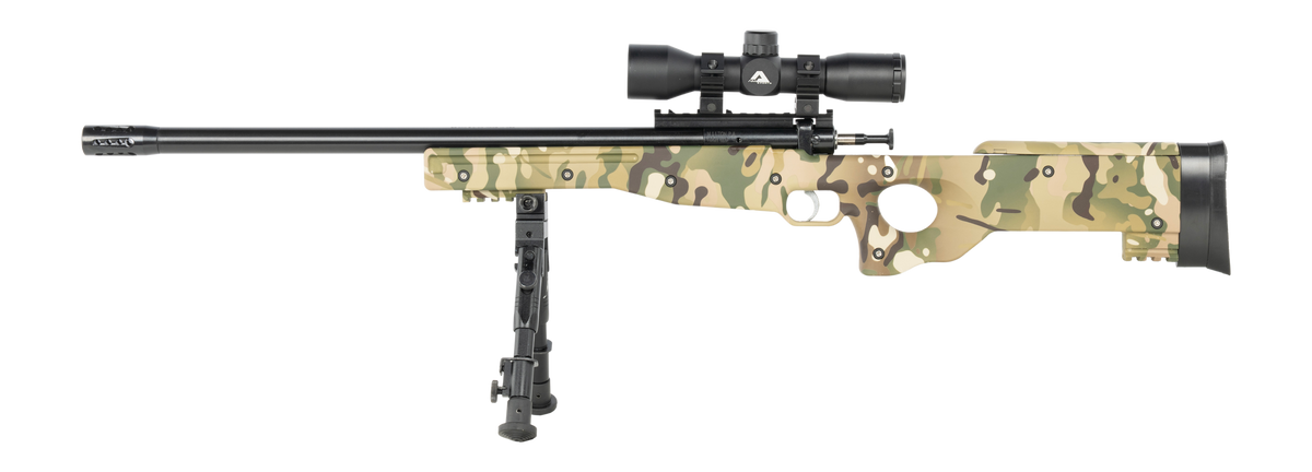 Crickett Precision Gen2 22 LR 16.125" 1-Rd Bolt Action Rifle - MultiCam Synthetic Stock — view 2