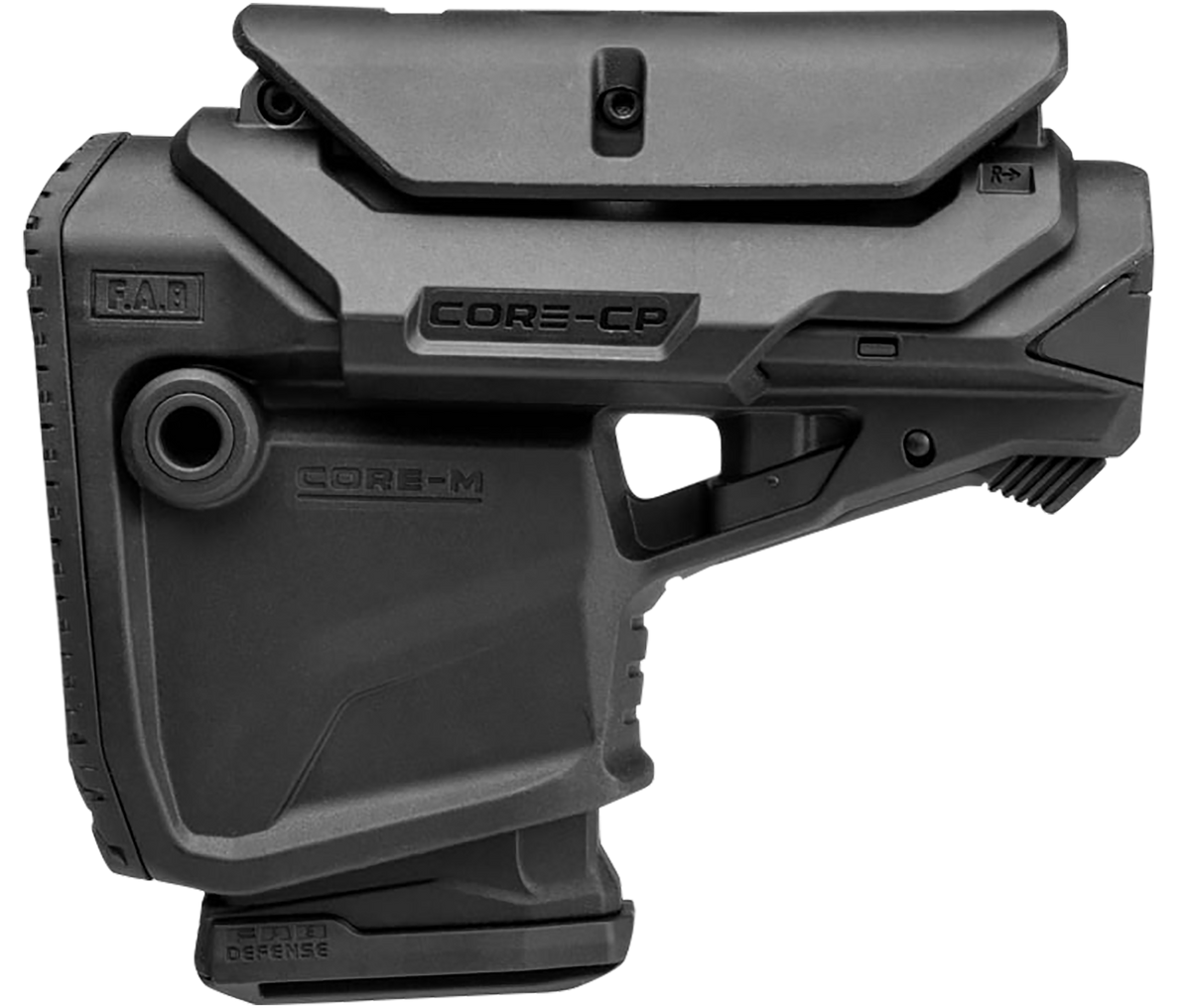 FAB Defense GL-CORE M CP AR-15 Adjustable Buttstock - Black — view 2