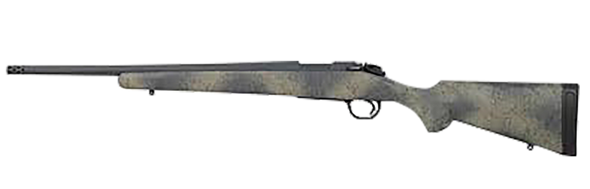 Bergara Rifles B-14 Wilderness Ridge SP 308 Win 4+1 18" Bolt-Action Rifle - Sniper Gray Cerakote / Woodland Camo — view 2