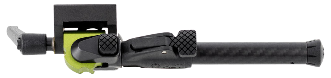 MDT GRND-POD Bipod 4.5"-9" Carbon Fiber & Aluminum Picatinny - Green/Black — view 2