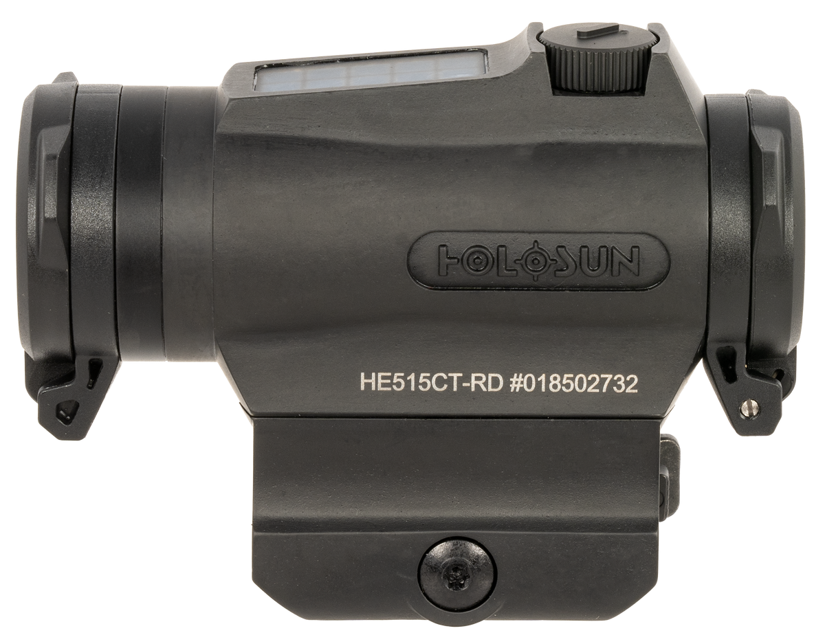 Holosun HE515CT-RD 515 1x 20mm 2 MOA Red Dot/65 MOA Circle Multi-Reticle Reflex Sight - Black Titanium — view 2