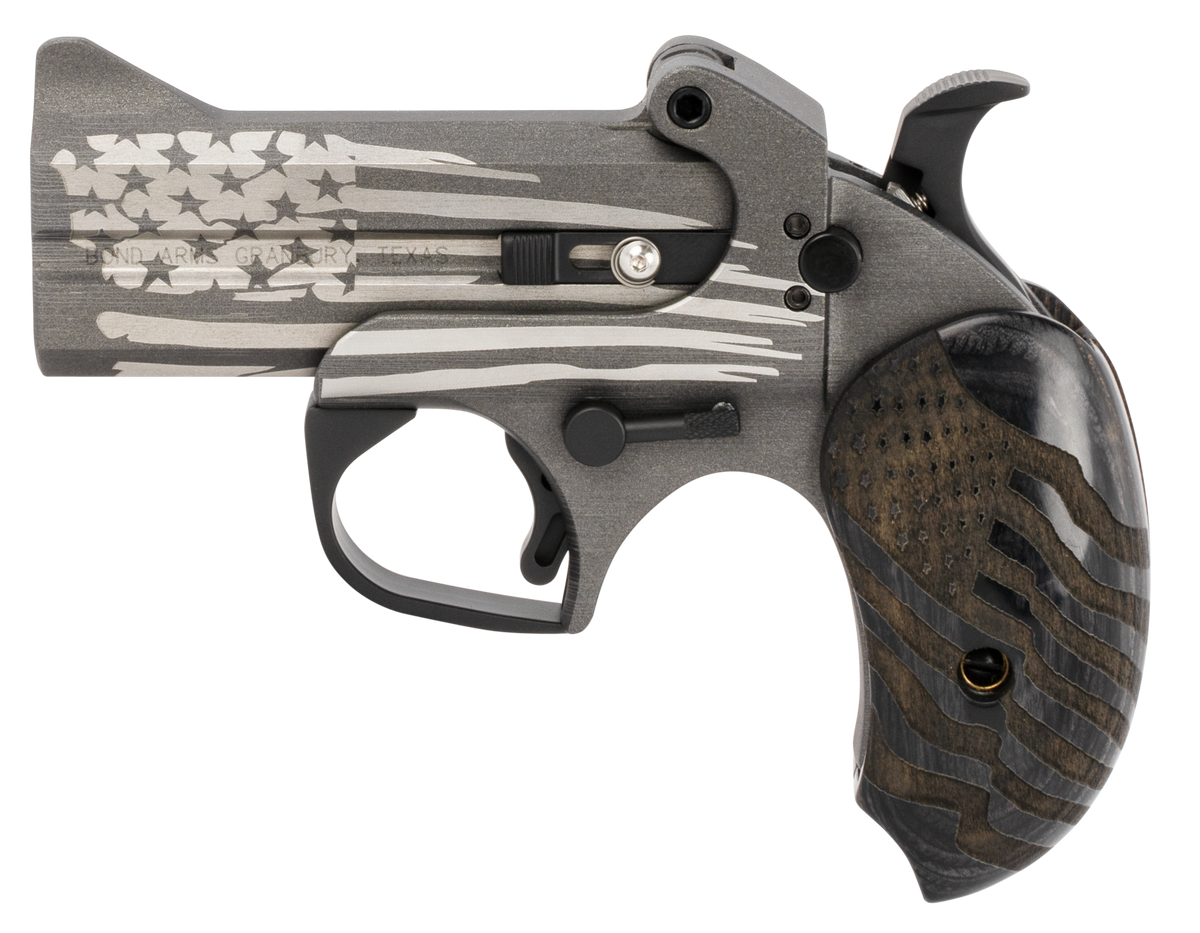 Bond Arms BAOG Old Glory 45 Colt/410 Bore 3.5" 2-Rd Derringer - American Flag Cerakote/Black Ash — view 2