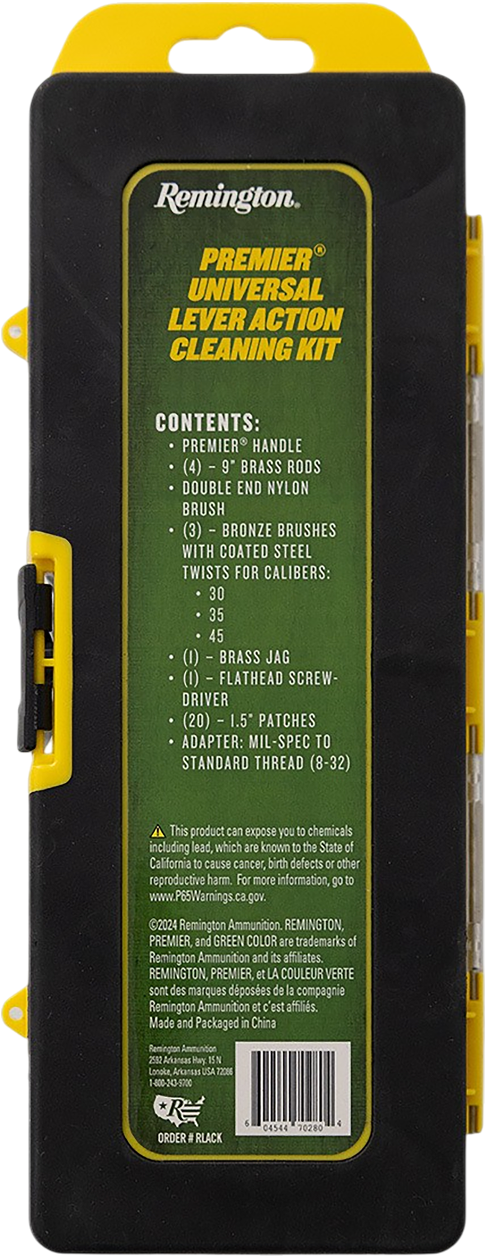 Remington Accessories RLACK Premier Cleaning Kit 30/35/45 Cal Universal Lever Action — view 2
