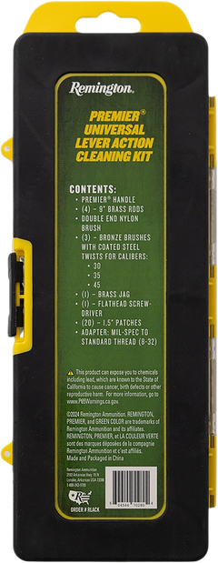 Remington Accessories RLACK Premier Cleaning Kit 30/35/45 Cal Universal Lever Action — view 2