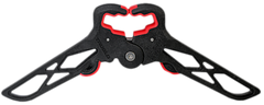 TruGlo Bow-Jack Mini Wide Folding Bow Stand Black/Red 3.125in Limb — view 2