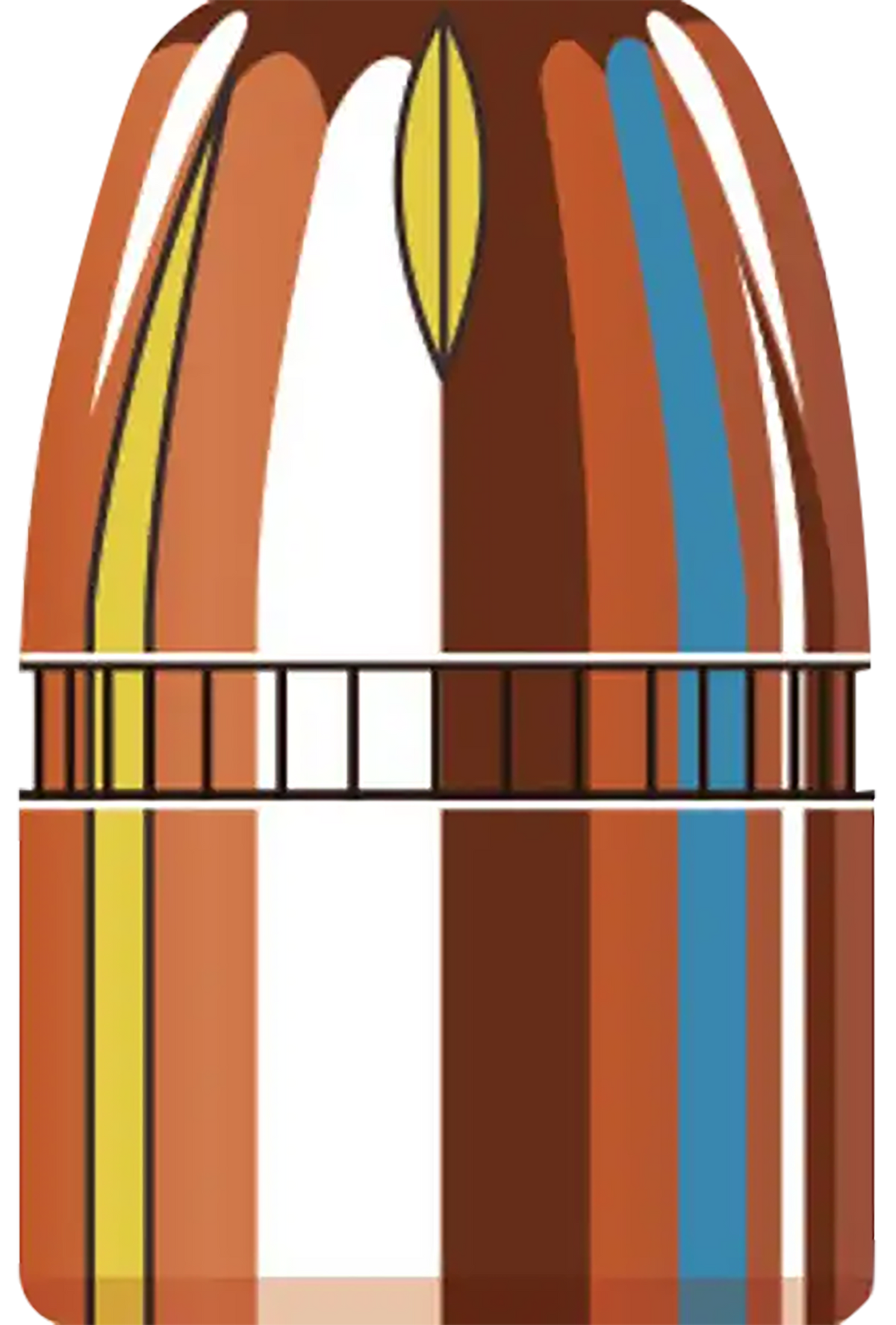 Hornady XTP .357 125gr FP-XTP 100/Box Reloading Bullets — view 2