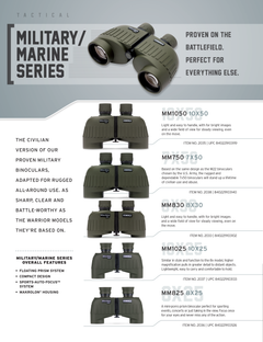 Steiner 2038 Military-Marine 7x50mm Porro Prism Binoculars - OD Green Makrolon Rubber Armor — view 2
