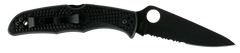 Spyderco Endura 4 Lightweight 3.75" VG-10 Clip Point Part Serrated Black TiCN FRN Folding Knife — view 2