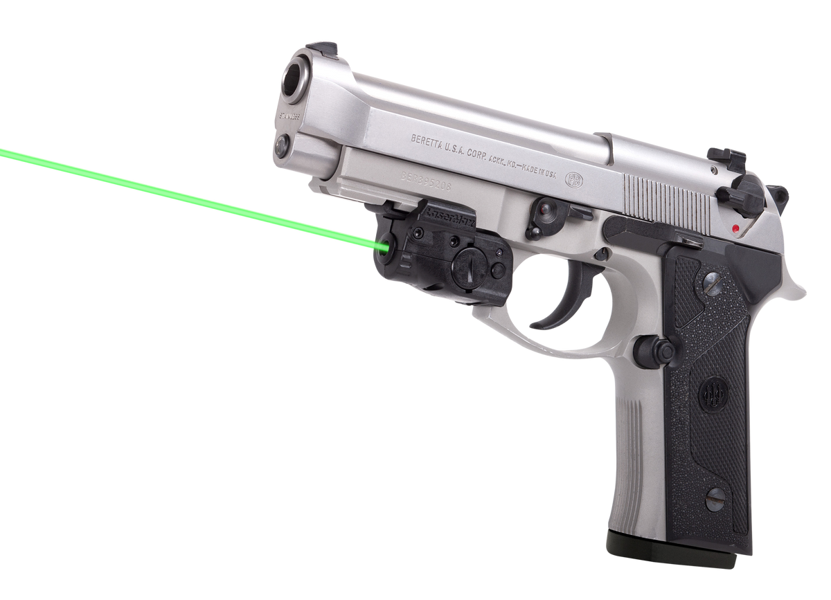 LaserMax GSLTNG Green Lightning Rail-Mount Laser Sight w/ GripSense - Black — view 2