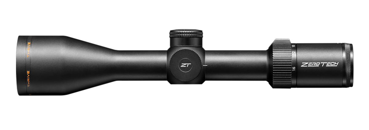 Zero Tech Optics Thrive 4-16x 50mm 30mm Tube Zeroplex Reticle Rifle Scope - Black — view 2