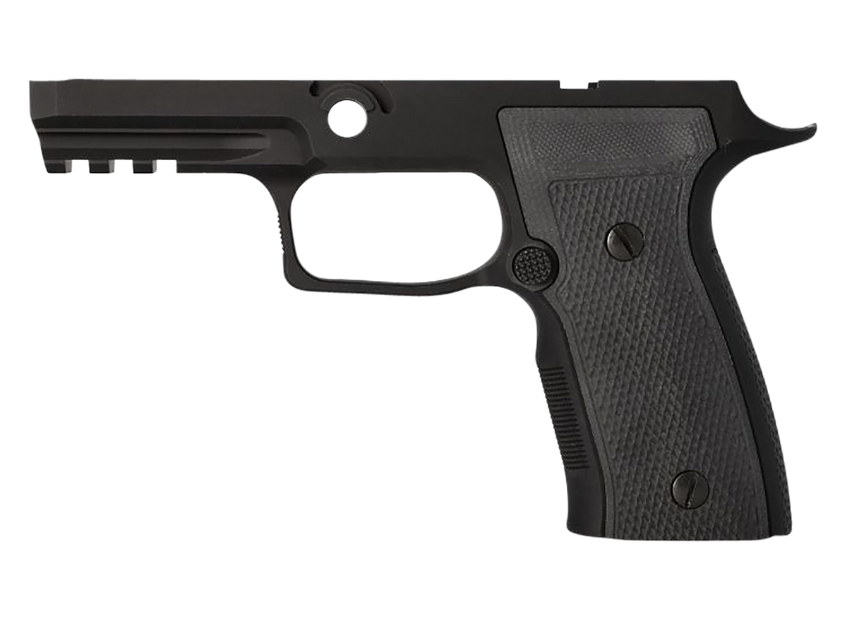 Sig Sauer P320 AXG Carry Medium Grip Module - 9mm Luger/40 S&W/357 Sig - Black Aluminum G10 — view 2