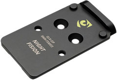 Night Fision GLKOPRMRFSMOS Optic Adapter Plate Black Nitride Stainless Steel - Fits Glock Full Size/Compact MOS / Trijicon RMR / Holosun 507C — view 2