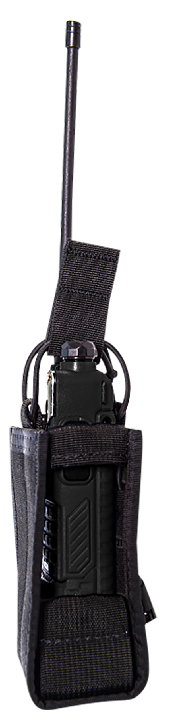High Speed Gear 41MA01BK TACO Duty Mini Multi-Access Comm Radio Pouch Black Nylon Belt Clip — view 2