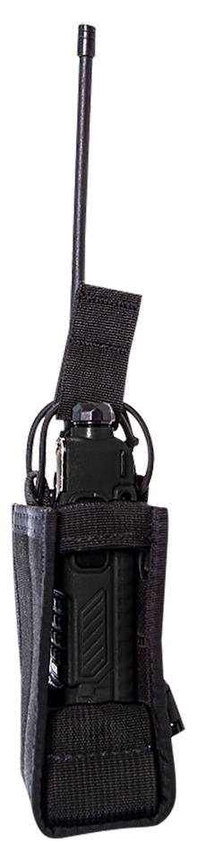 High Speed Gear 41MA01BK TACO Duty Mini Multi-Access Comm Radio Pouch Black Nylon Belt Clip — view 2