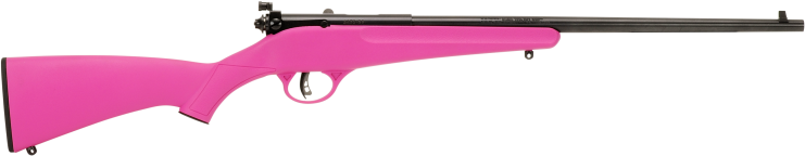 Savage Rascal Youth 22 LR 16.13" 1-Rd Bolt Action Rifle - Pink Left Hand — view 2