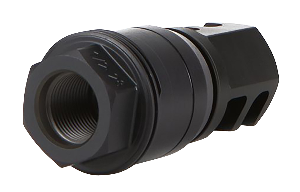 Sig Sauer Clutch-Lok QD Muzzle Brake 7.62mm 5/8x24 Black Stainless Steel - 90 Degree Taper — view 2