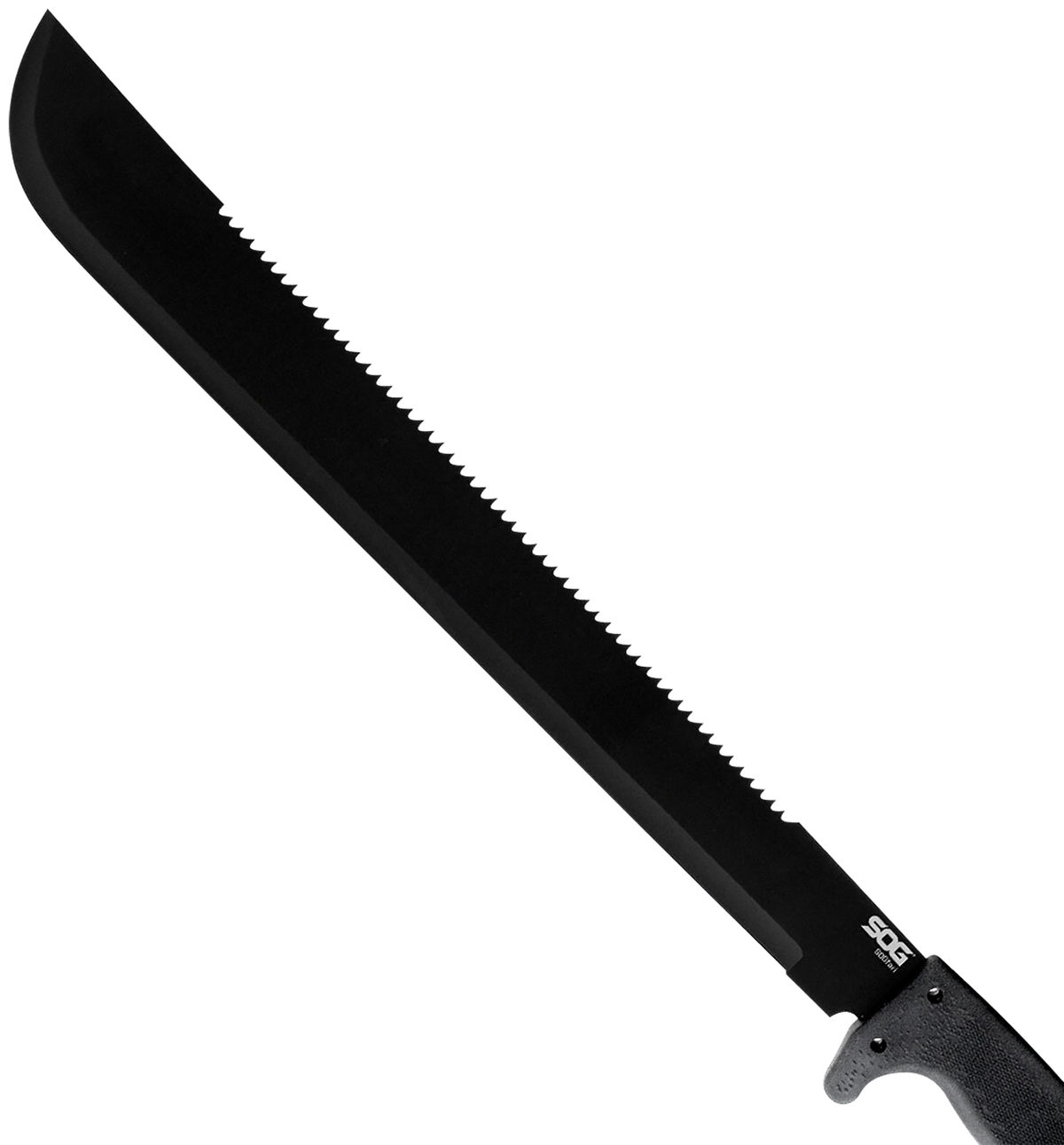 S.O.G SOGfari 18" Machete 3Cr13MoV Black Powder Coated Kraton Handle w/ Sheath — view 2