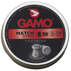 Gamo Match .177 7.6gr Lead Flat Nose Pellet - 500/Tin — view 2