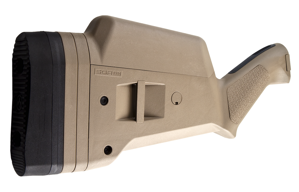Magpul Industries SGA Fixed Shotgun Stock Flat Dark Earth Polymer for Remington 870 12 GA — view 2