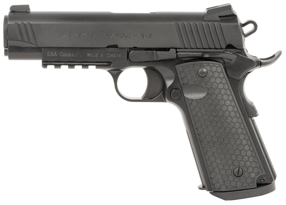 EAA Girsan MC1911 C Untouchable 9mm Luger 4.40" 9+1 Semi-Auto Pistol — view 2