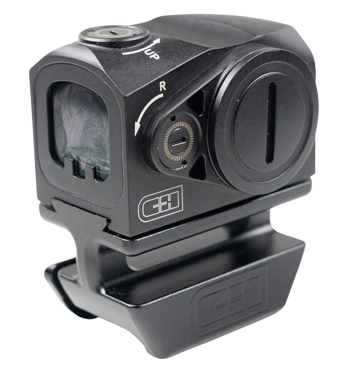 C&H Precision RISERACROXL Picatinny Riser Mount - Aimpoint ACRO - Black Steel — view 2