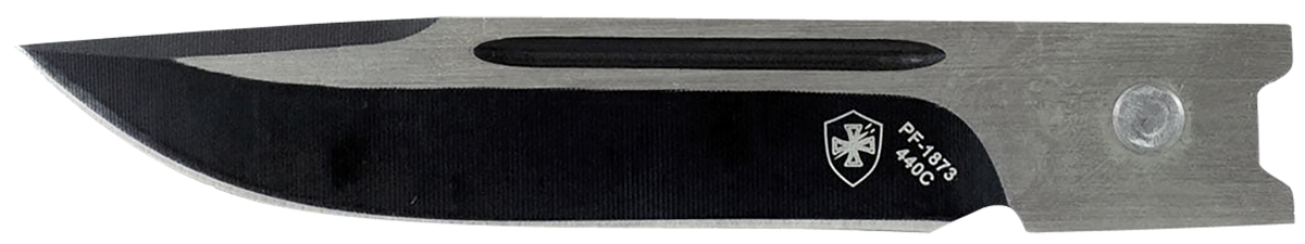 Templar Knife MBRF331 Gen II Betsy Ross Flag Slim 3.43" OTF Drop Point Plain 440C Black Oxide Stonewashed 5.05" Aluminum Handle Glass Breaker — view 2
