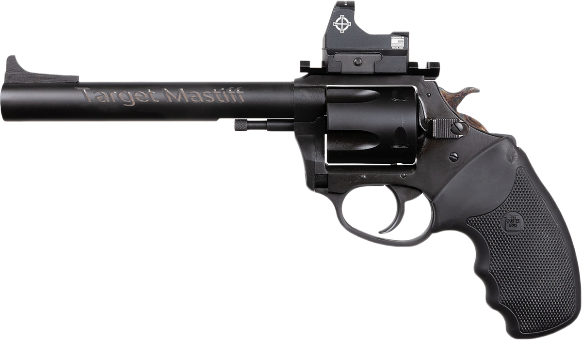 Charter Arms Target Mastiff 44 Special 6" 5-Shot Large Frame Revolver - Black Nitride Stainless — view 2