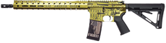 Black Rain Ordnance Spec15 5.56 NATO 16" 30+1 Semi-Auto AR-15 Rifle - Trump FX Custom Gold — view 2