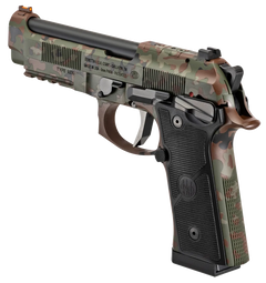 Beretta 92XI Combat 9mm Luger 4.7" 10+1 SAO Semi-Auto Pistol - Flecktarn Camo Cerakote — view 2